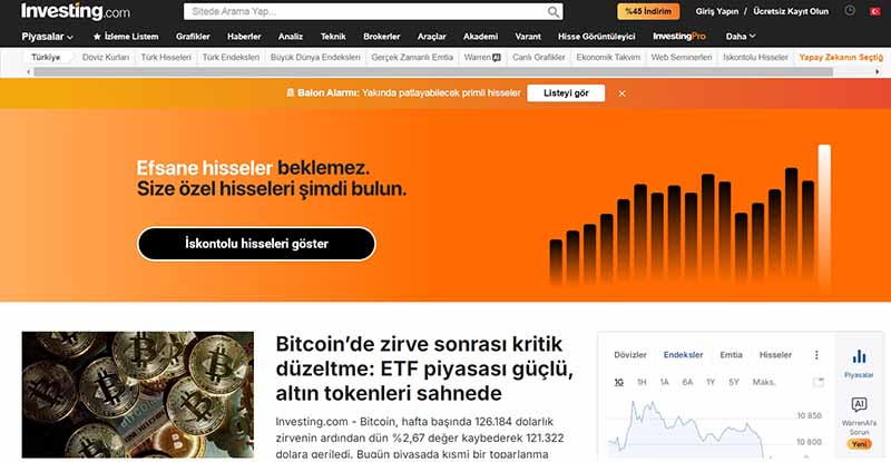 Trader ve yatırımcı için en iyi 10 site