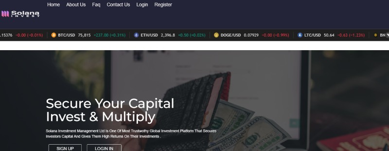 Solana Investment Management Ltd